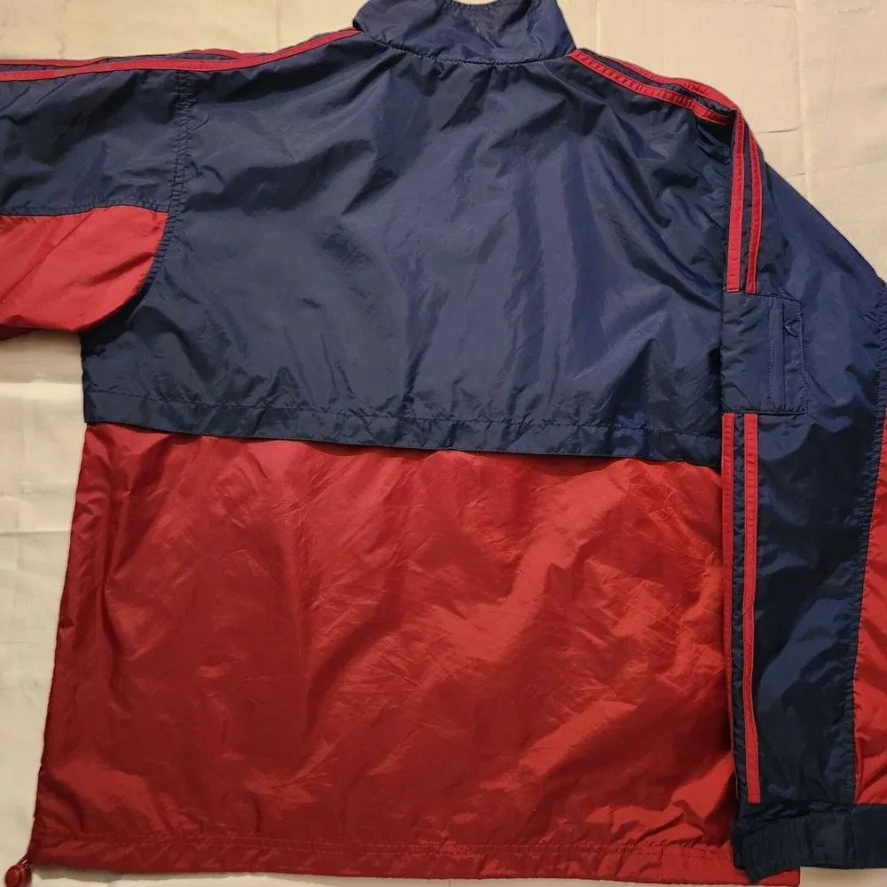 Vintage Adidas Track Jacket Men L Y2K Windbreaker Mesh Colorblock‎ 90s Hip Hop